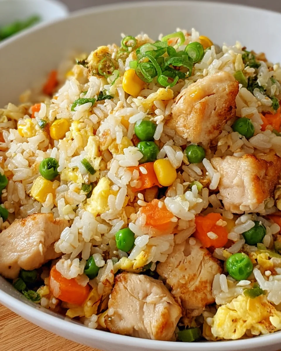 Easy Crockpot Chicken Fried Rice - Delicious Family Dinner!