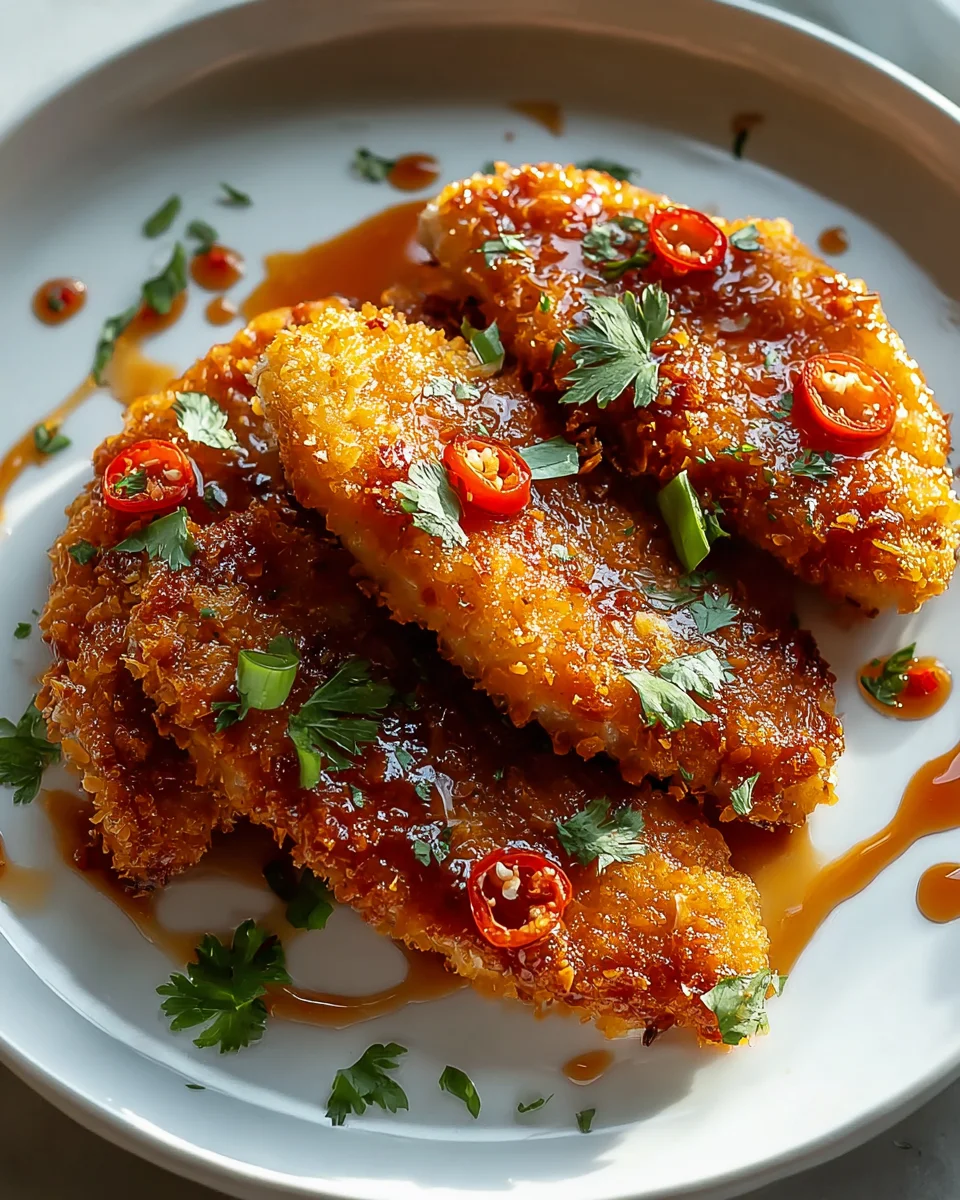 Crispy Baked Hot Honey Chicken: Irresistibly Spicy Goodness!