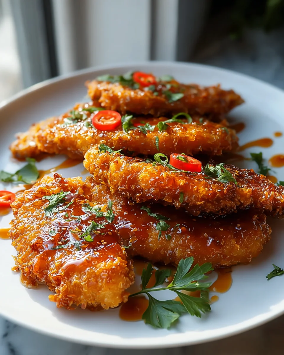 Crispy Baked Hot Honey Chicken: Irresistibly Spicy Goodness!
