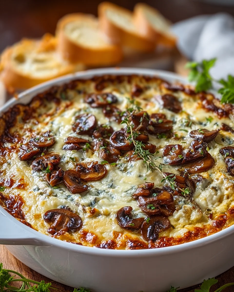 Stuffed Mushroom Dip