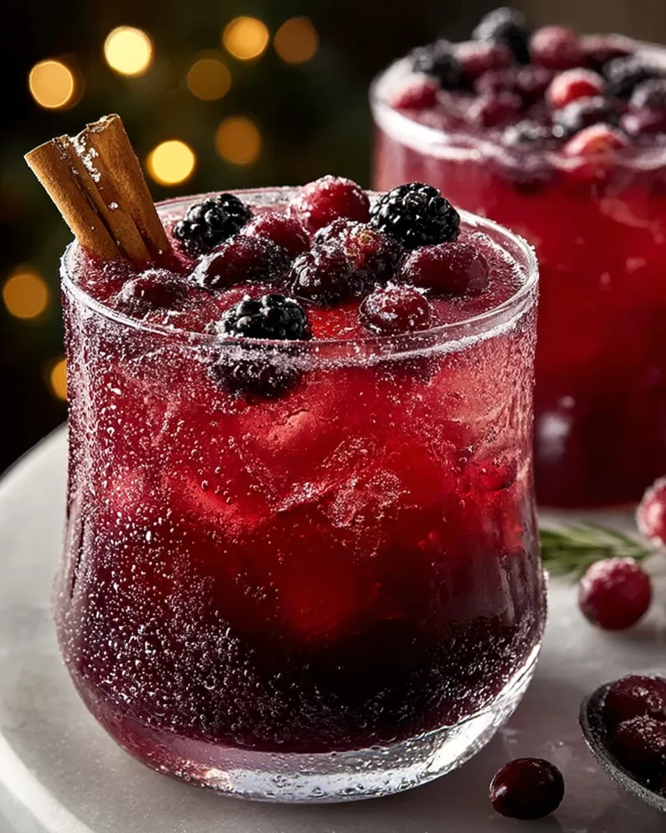 Frosty Christmas Punch: Your Festive Non-Alcoholic Holiday Sip