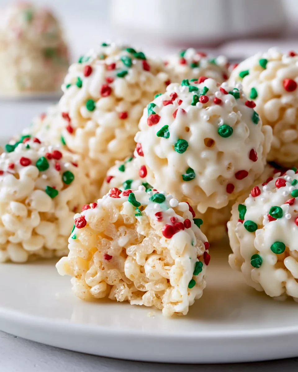 Irresistible White Chocolate Rice Krispie Balls Recipe!