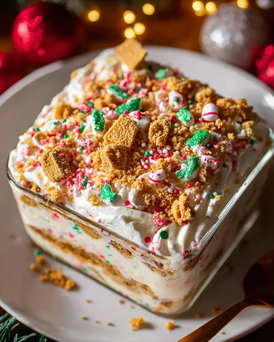 Christmas Cookie Lasagna Recipe