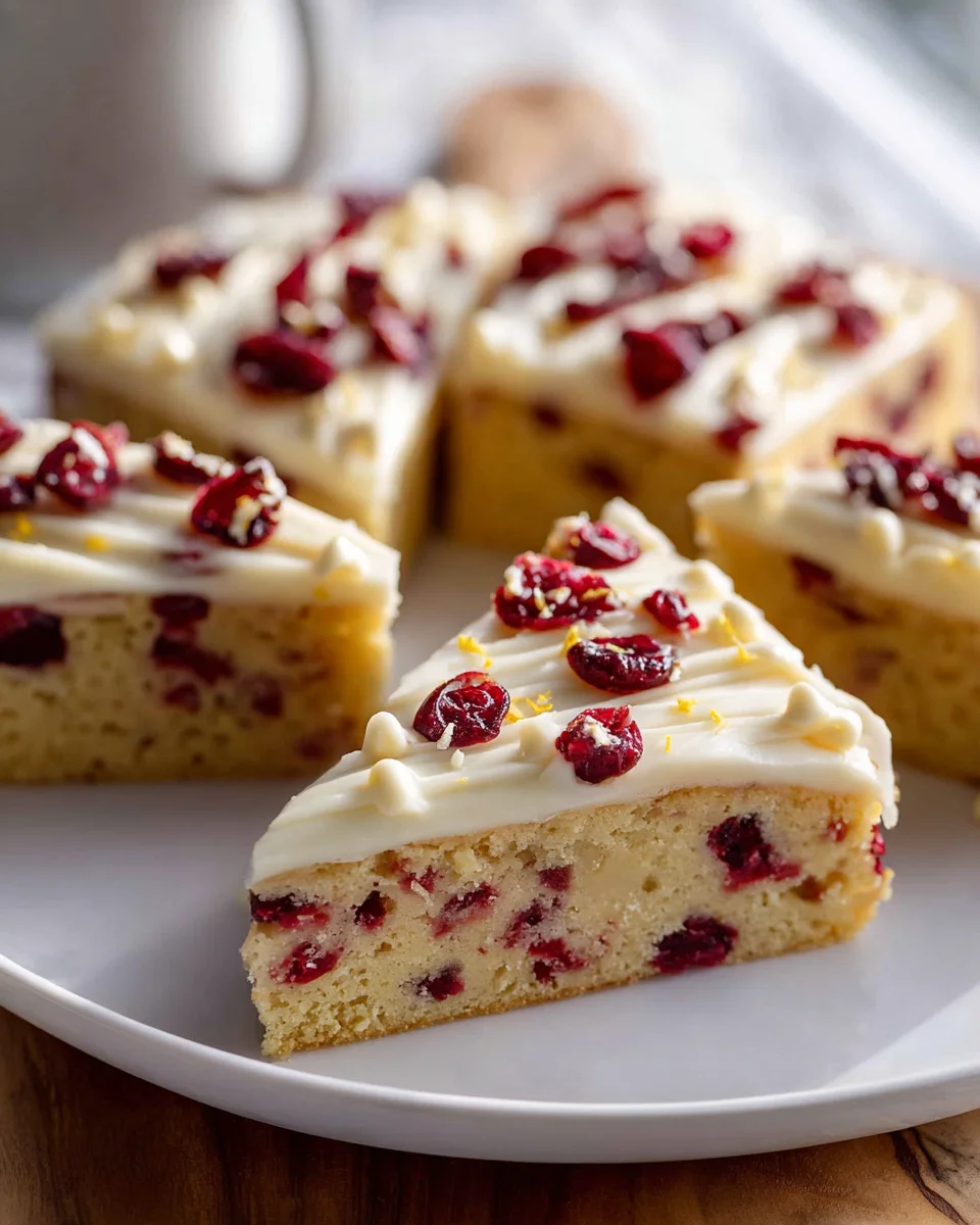 Tasty Starbucks Copycat Cranberry Bliss Bars Recipe Delight