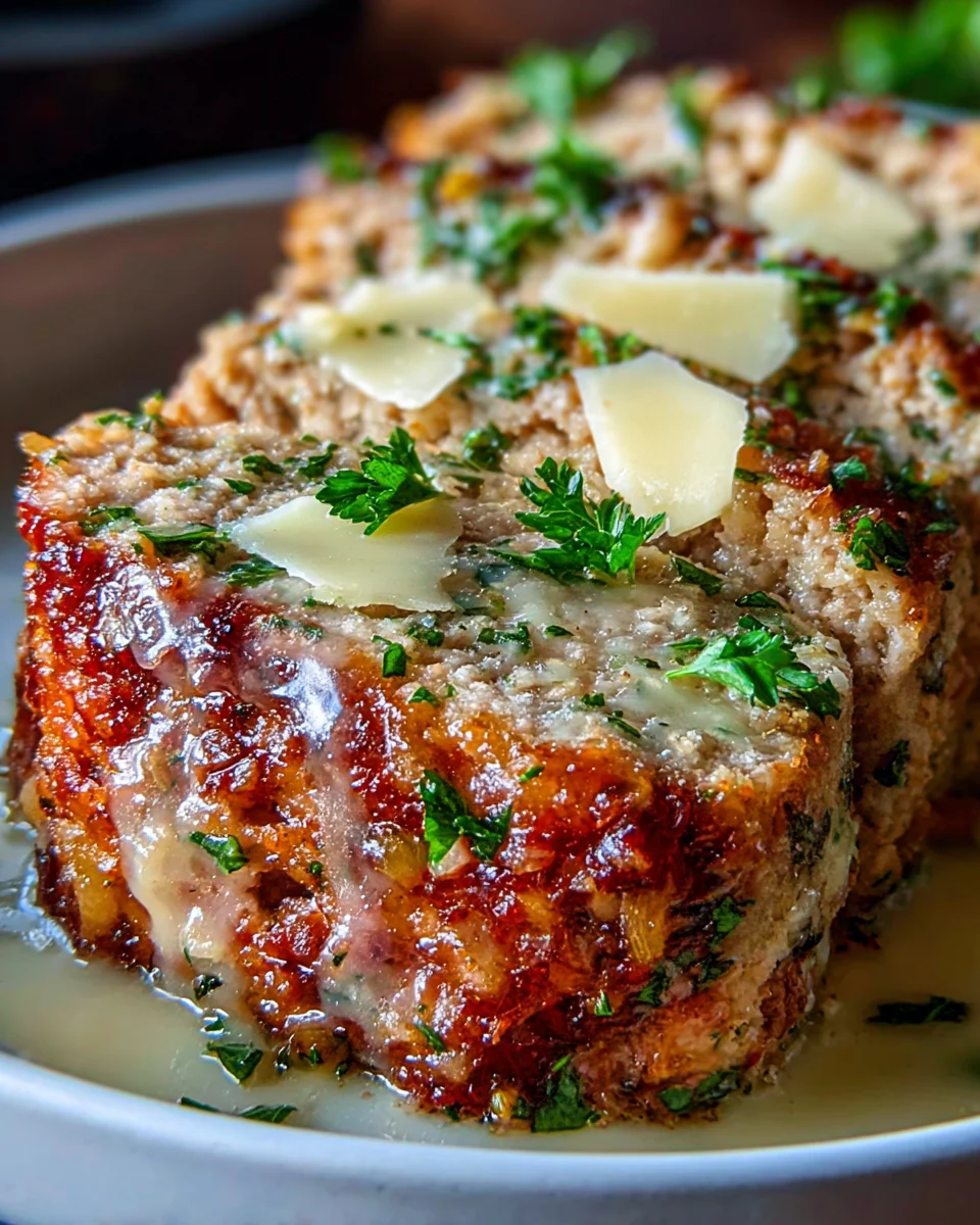 Irresistible Garlic Parmesan Chicken Meatloaf Recipe