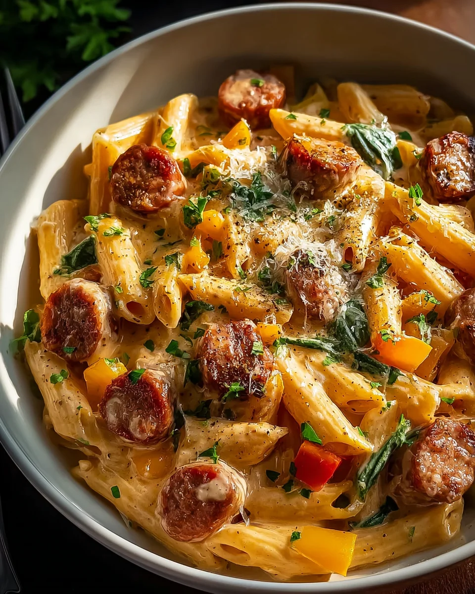 Spicy Cajun Sausage Pasta: A Flavorful Beef Delight!