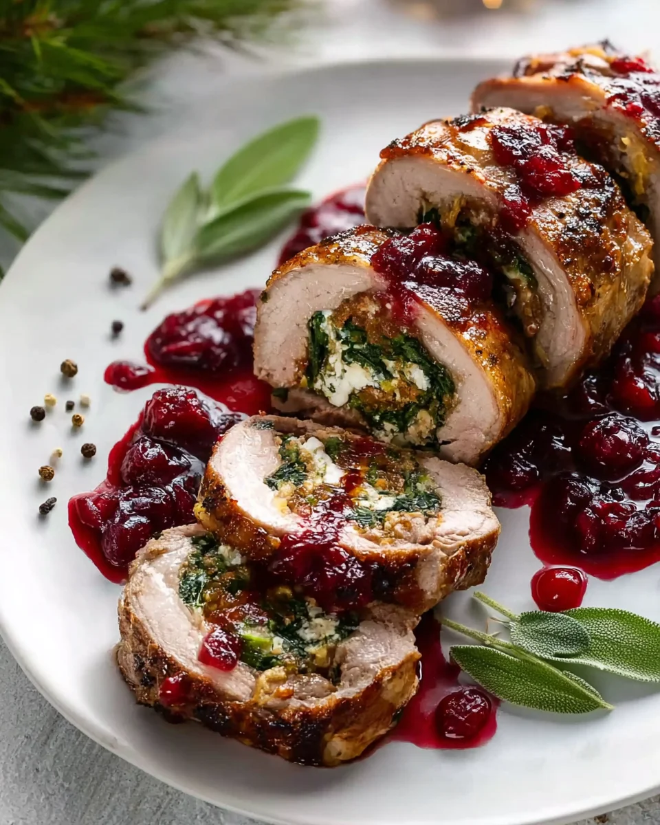 Best Christmas Stuffed Beef Tenderloin
