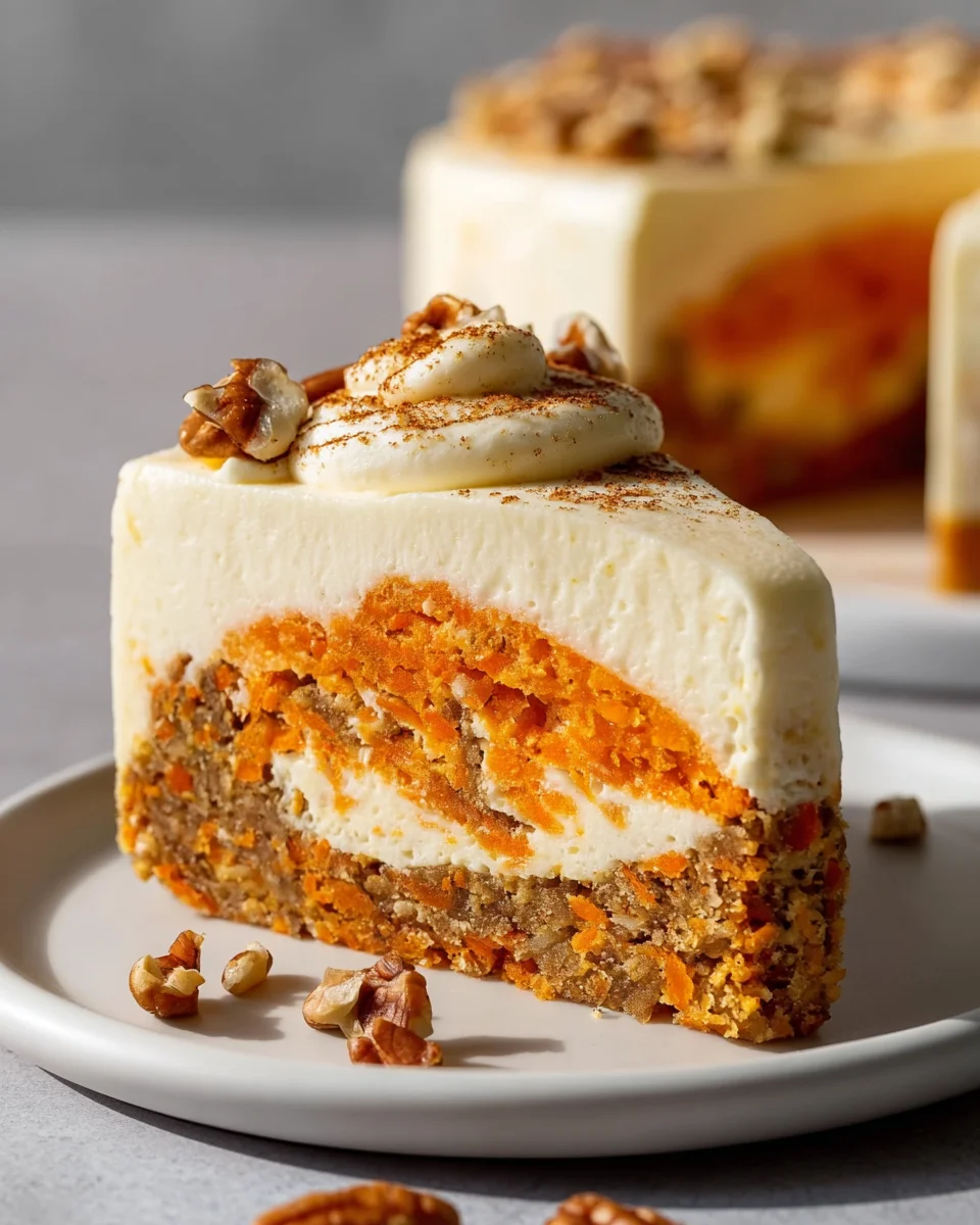 Delicious Carrot Cake Cheesecake Recipe You'll Love!