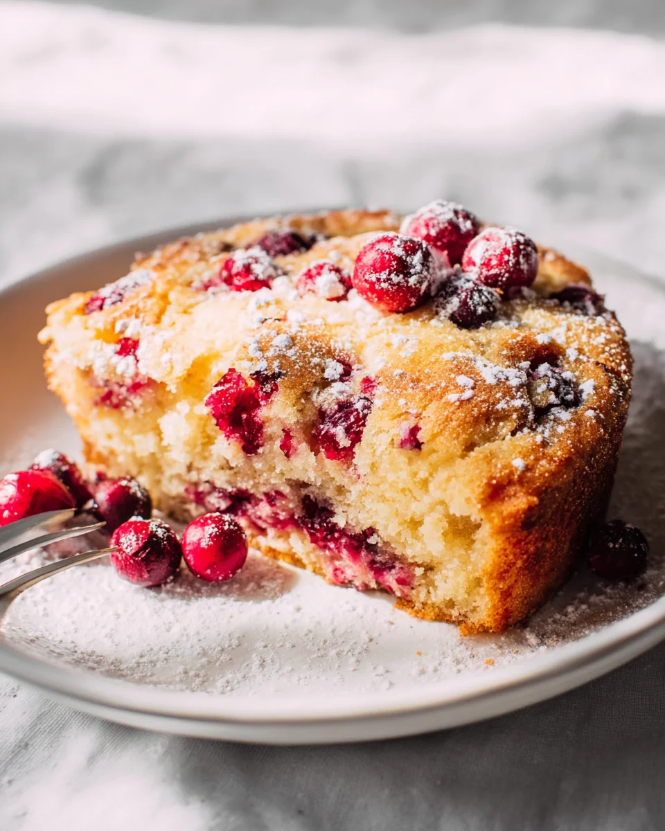 Delicious Cranberry Breakfast Cake Recipe for Your Mornings!