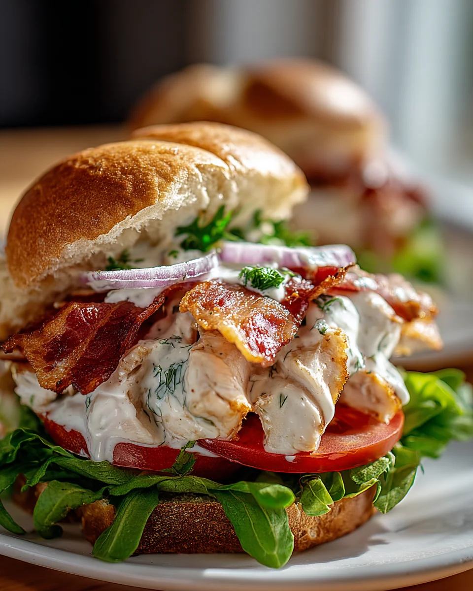 Epic Chopped Chicken Beef Bacon Ranch Sandwich Flavor Bomb