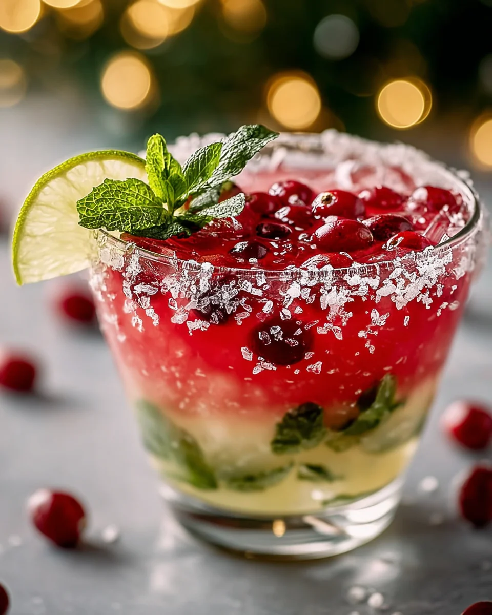 Non-Alcoholic Mistletoe Margarita: A Christmas Delight!