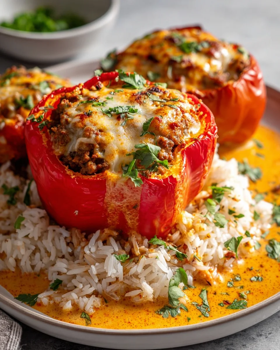 Delicious Stuffed Peppers Deluxe: No More Soggy Peppers!