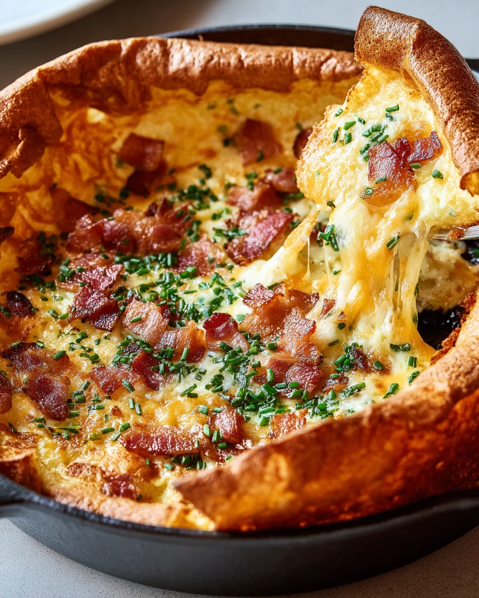 Savory Cheddar Beef Bacon Dutch Baby: A Flavorful Breakfast Delight