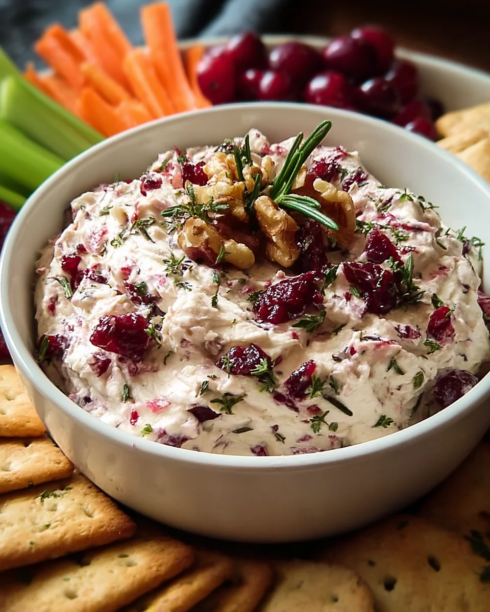 Cranberry Whipped Feta Dip: Festive Holiday Appetizer Recipe