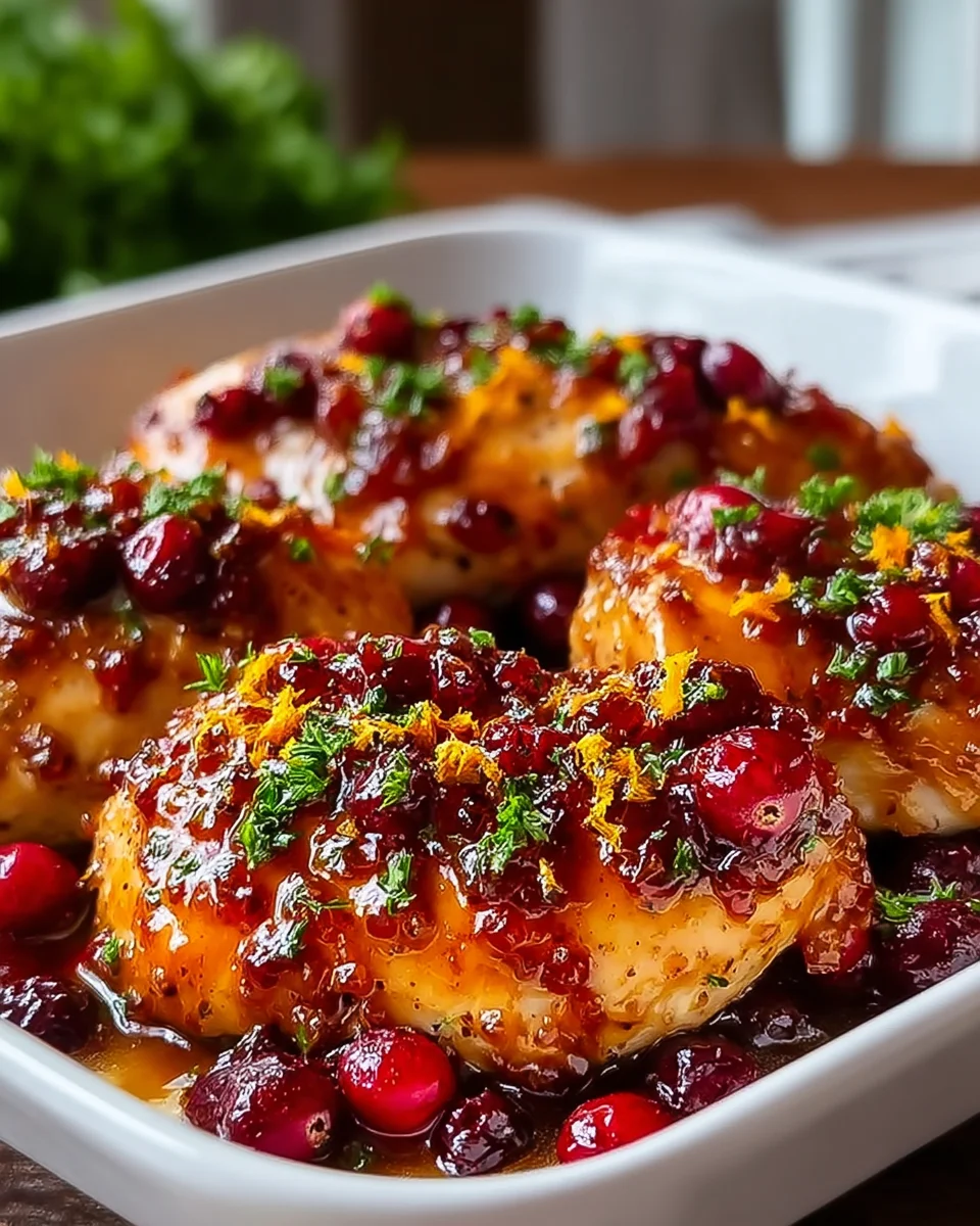 Cranberry Orange Glazed Chicken: A Must-Try Recipe!