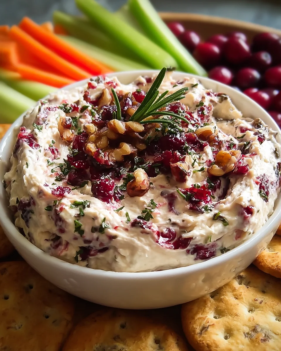 Cranberry Whipped Feta Dip: Festive Holiday Appetizer Recipe