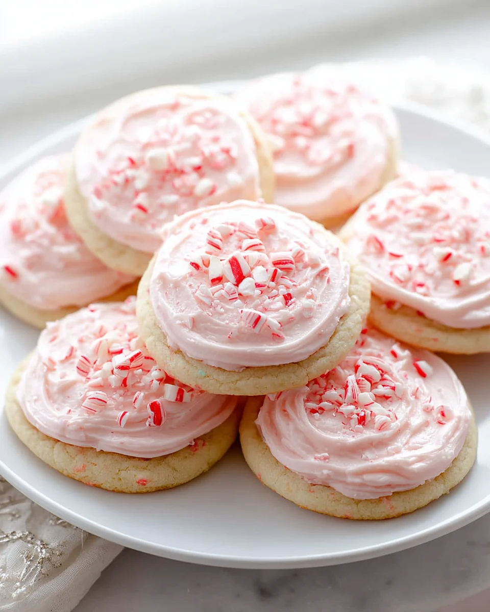 Irresistible Candy Cane Frosted Cookies for Your Holidays