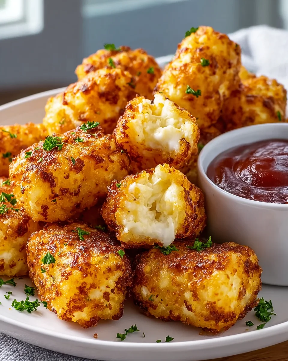 Quick Air Fryer Cottage Cheese Tots - Ingredients!
