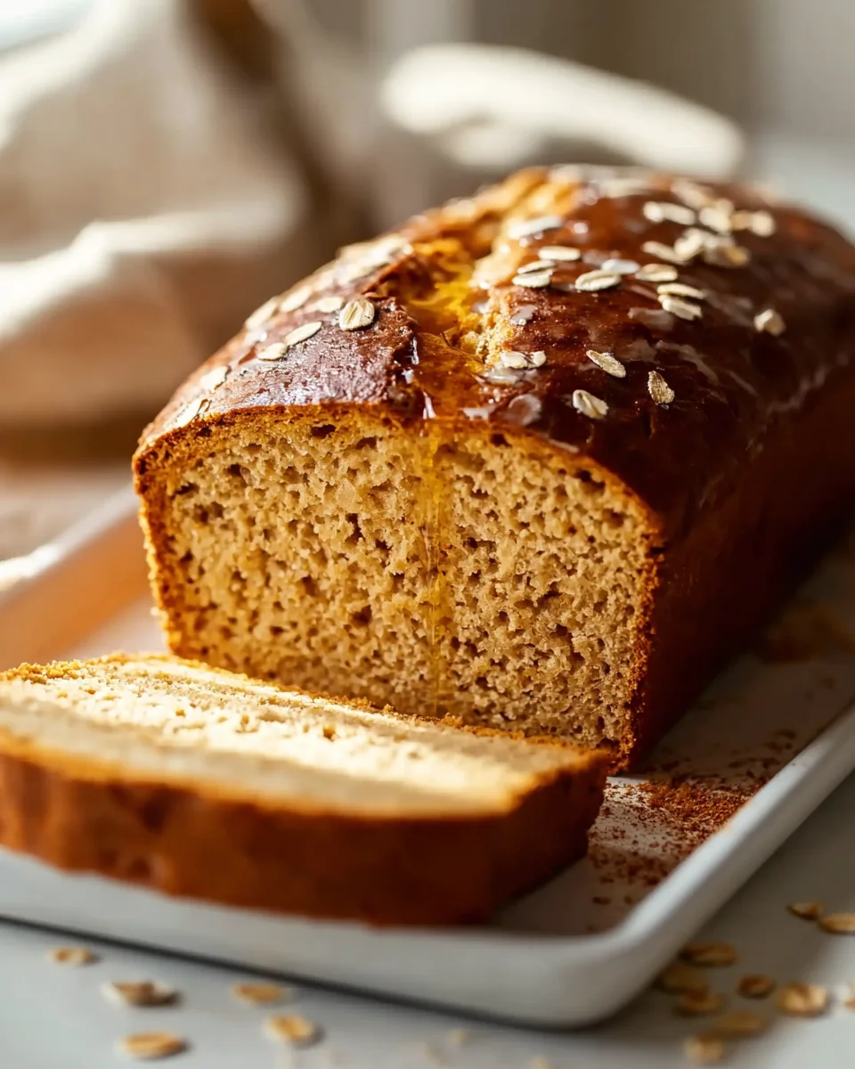 Easy Honey Cinnamon Oatmeal Bread Recipe for Breakfast Delight