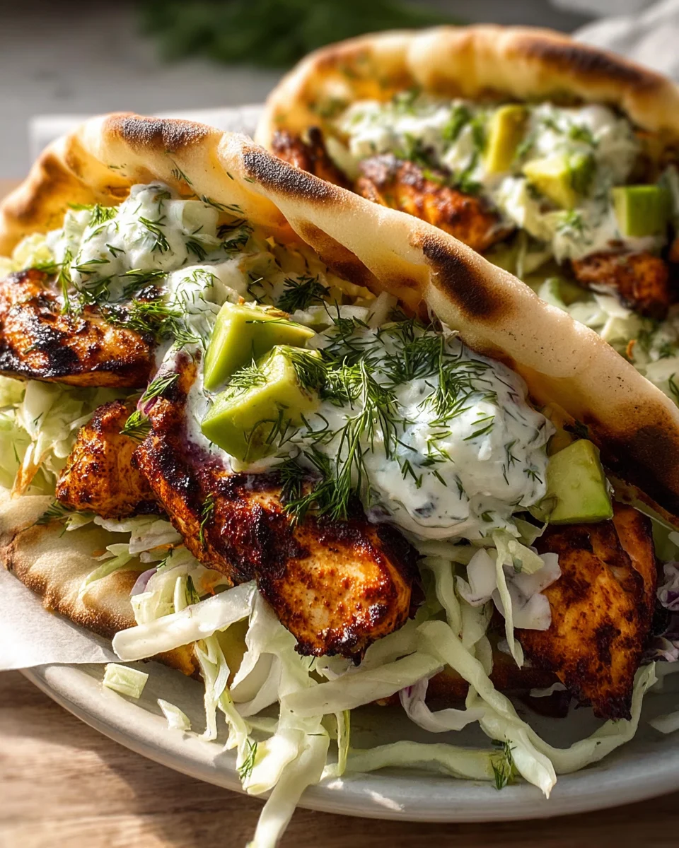 Sheet Pan Chicken Pitas with Herby Ranch - Easy & Delicious!