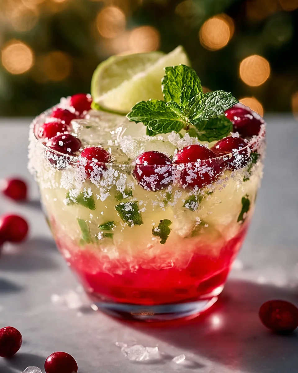 Non-Alcoholic Mistletoe Margarita: A Christmas Delight!