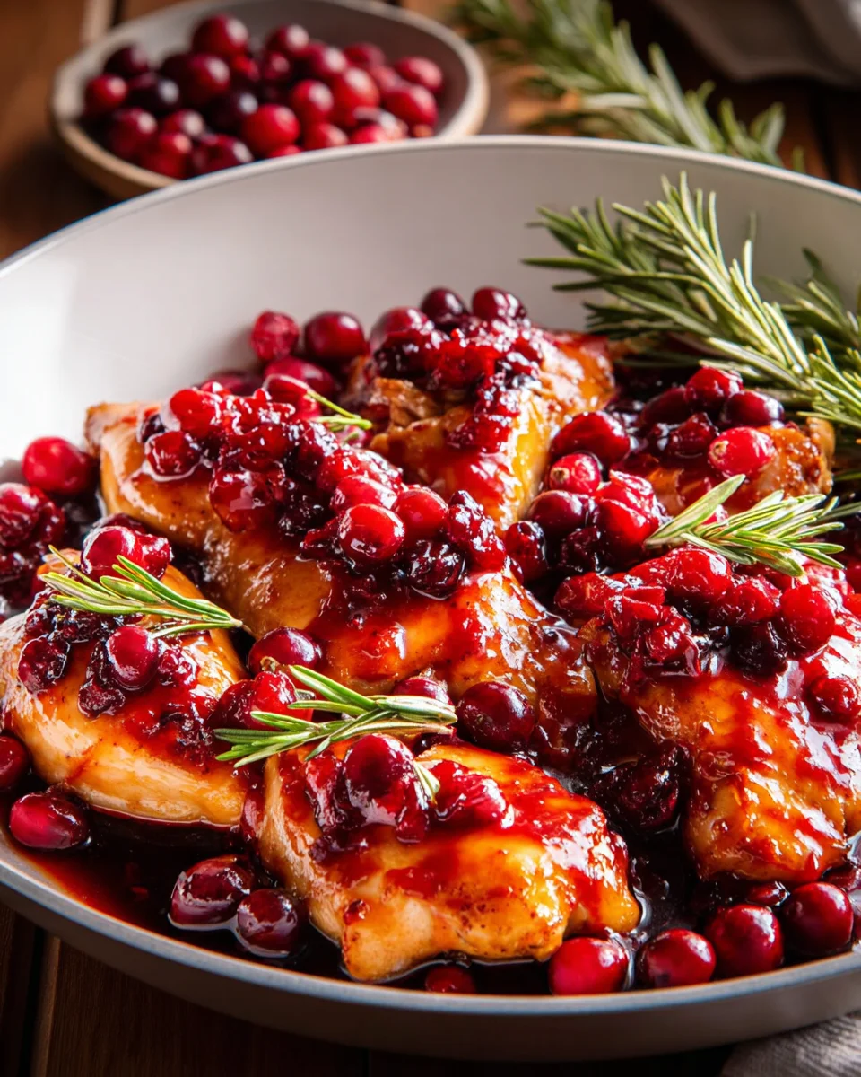 Delicious Skillet Cranberry Orange Chicken Recipe to Try!
