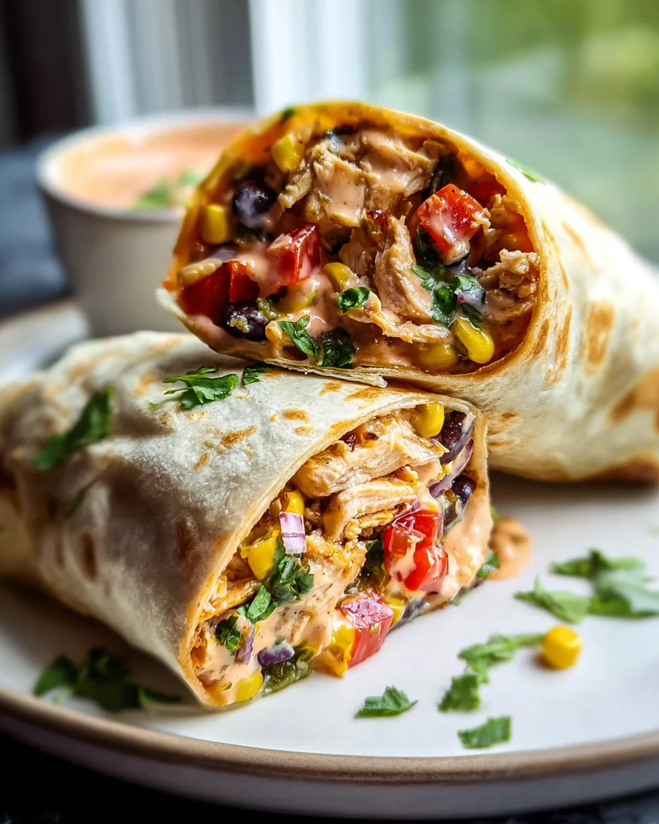 Delicious Southwest Chicken Wrap Recipe for a Tasty Meal