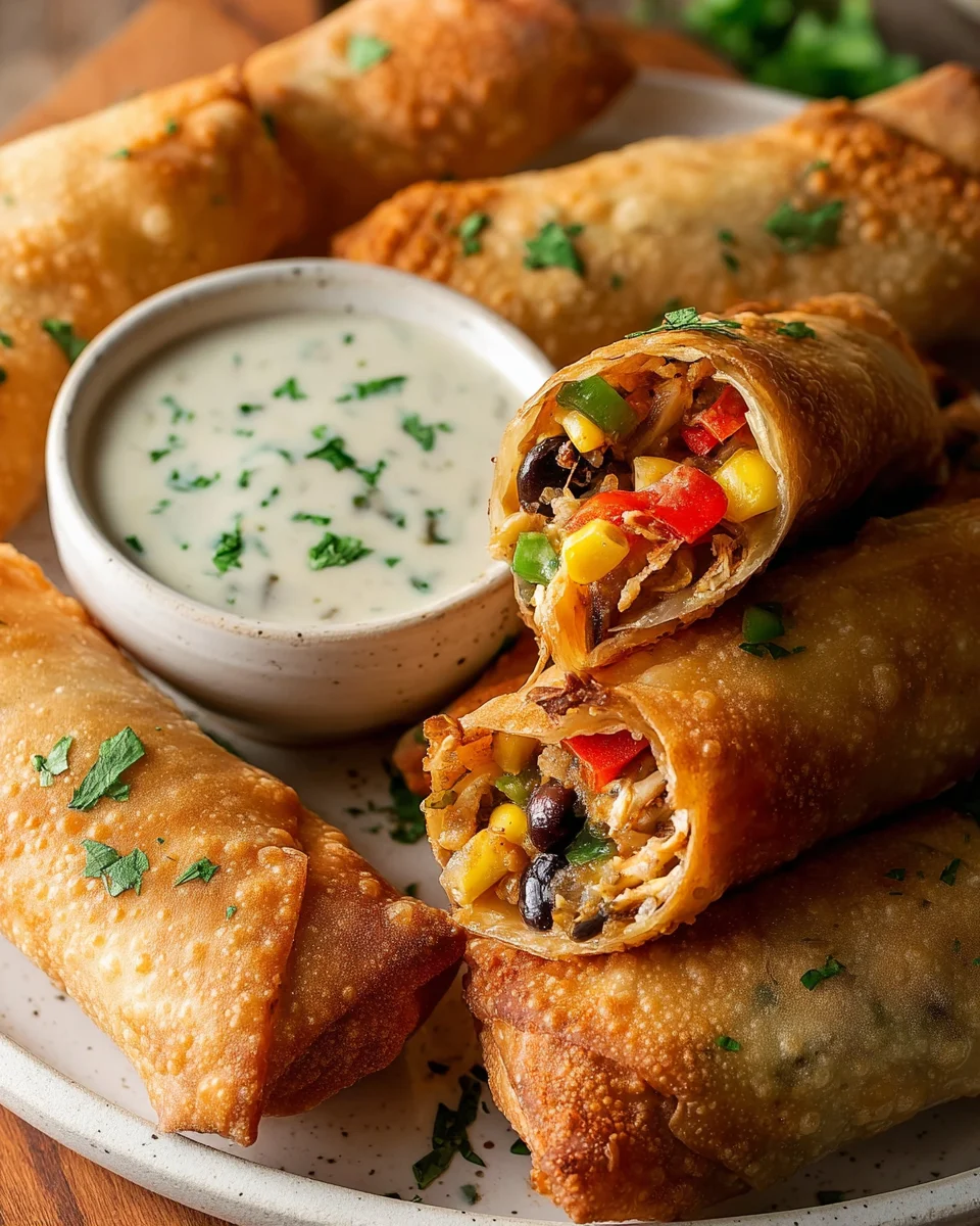 Crispy Southwest Beef Eggrolls – Easy Appetizer Idea