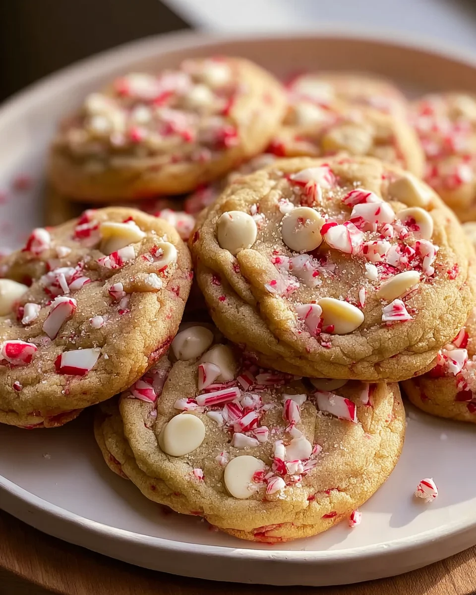 Delicious White Chocolate Candy Cane Cookies Recipe to Try!