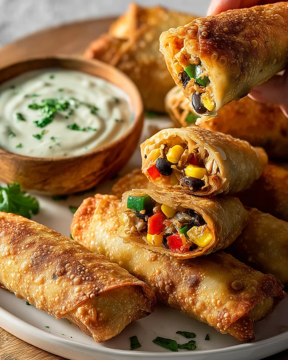 Crispy Southwest Beef Eggrolls – Easy Appetizer Idea