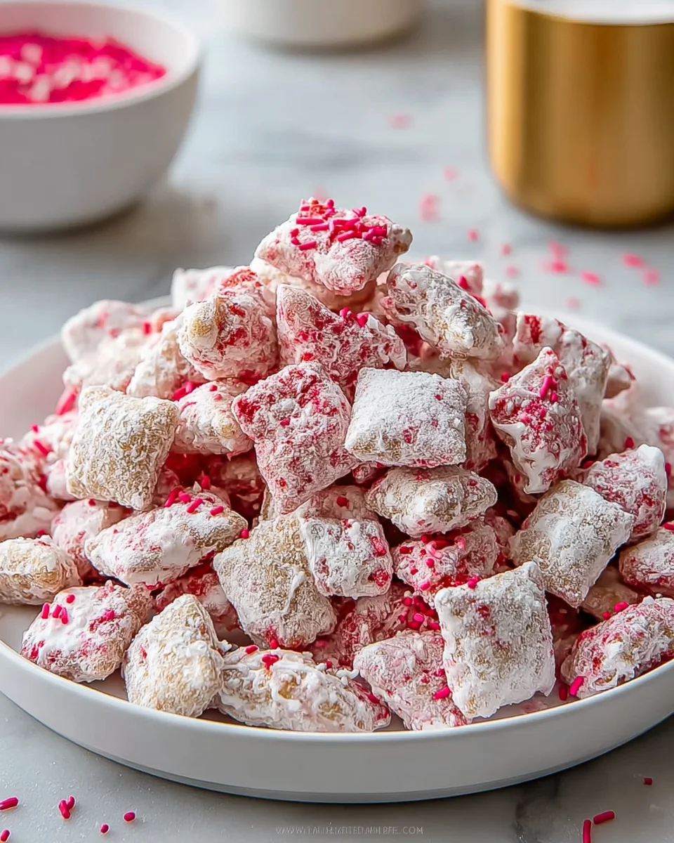 Best Cherry Cheesecake Puppy Chow - Easy No-Bake Treat