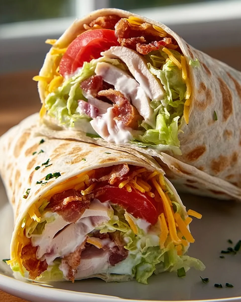 Delicious Turkey Ranch Club Wrap Recipe for Quick Lunches