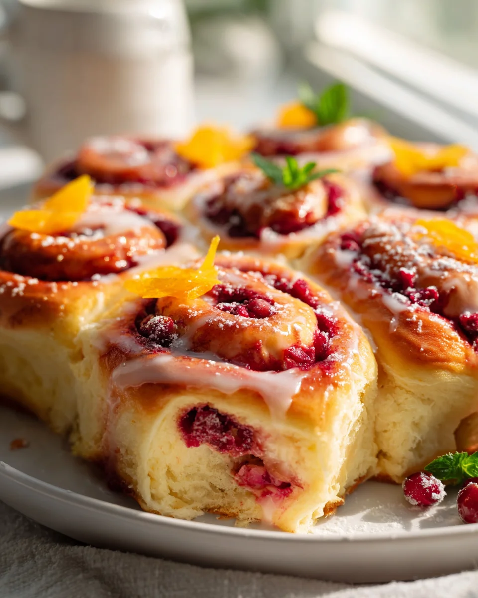 Delicious Cranberry Orange Sweet Rolls Recipe to Savor