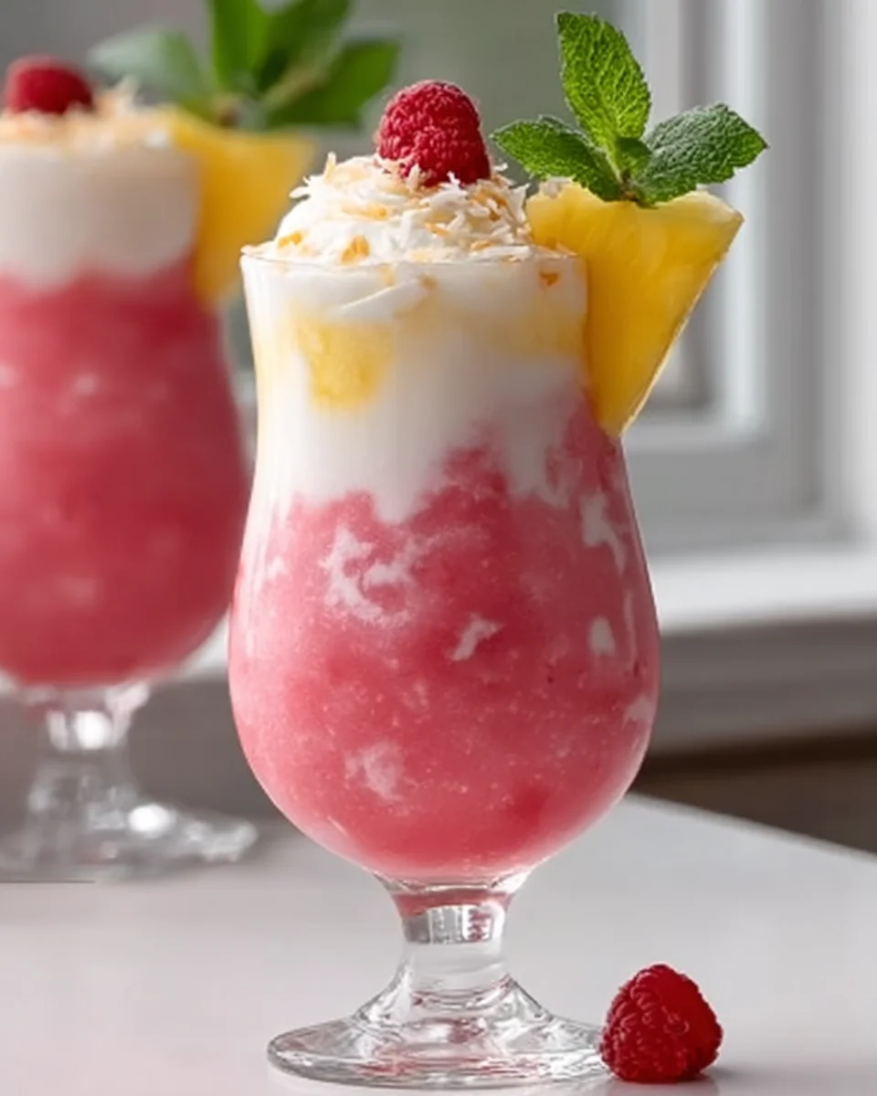 Delicious Raspberry Colada Twist - A Refreshing Mocktail Recipe