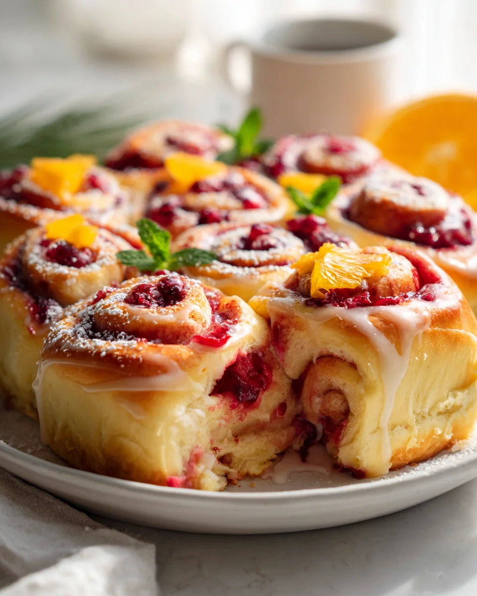 Delicious Cranberry Orange Sweet Rolls Recipe to Savor