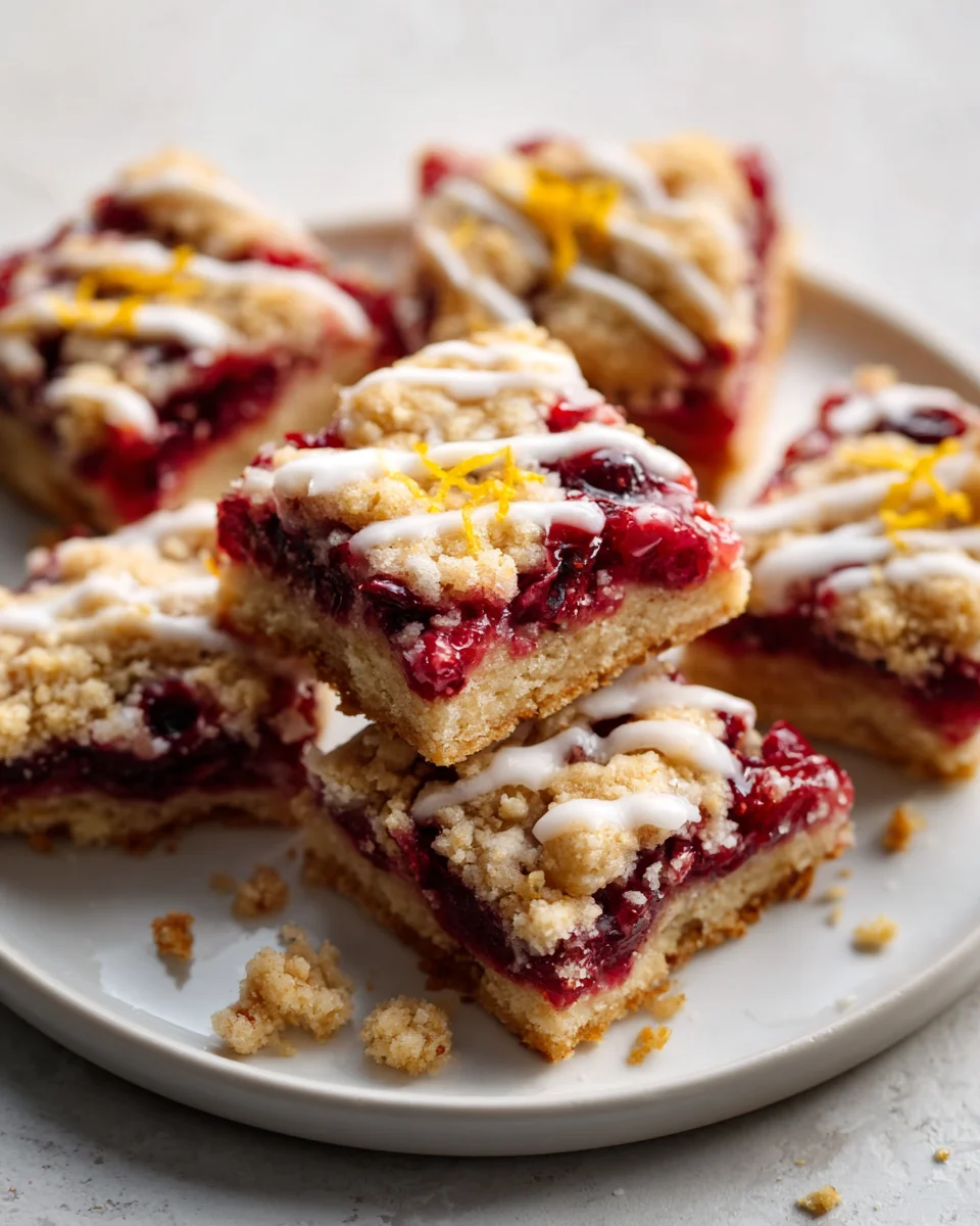 Cranberry Crumble Bars: Easy & Delicious Dessert Recipe