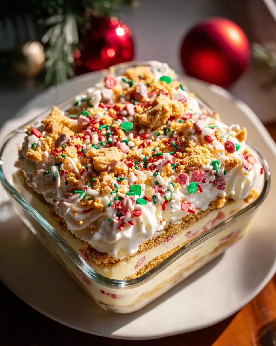 Christmas Cookie Lasagna Recipe: Easy No-Bake Holiday Treat