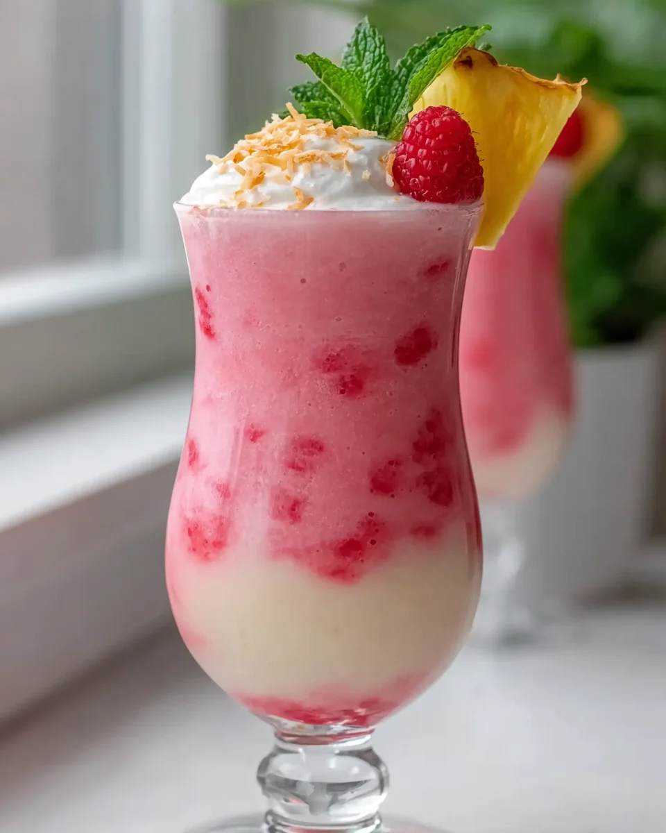 Delicious Raspberry Colada Twist - A Refreshing Mocktail Recipe