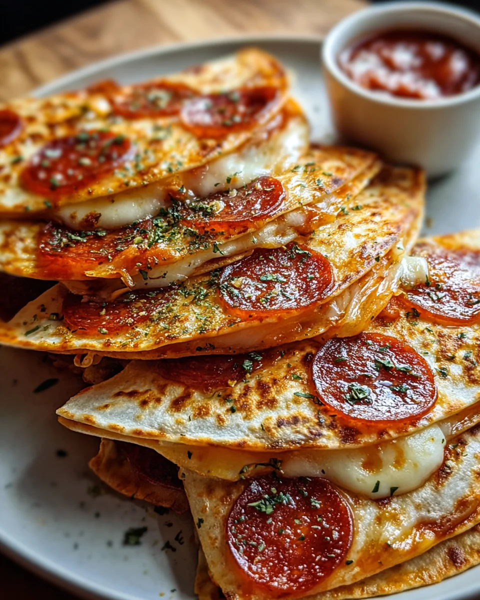Delicious Beef Pepperoni Pizza Quesadillas Recipe to Savor