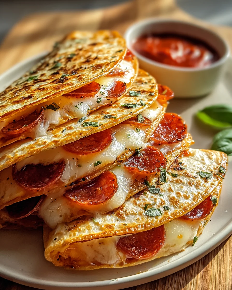 Delicious Beef Pepperoni Pizza Quesadillas Recipe to Try!