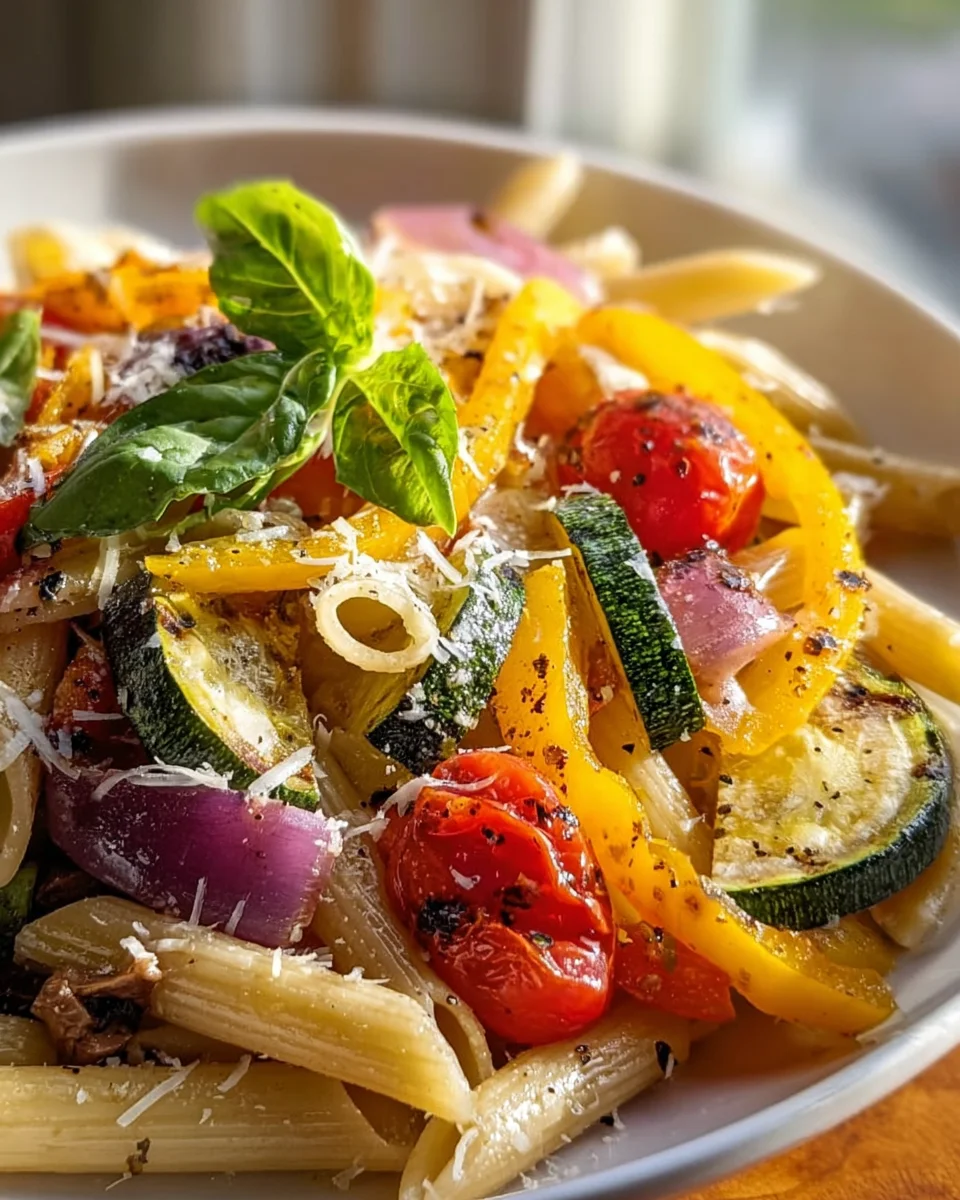 Delicious Roasted Vegetable Pasta Recipe for Healthy Eating