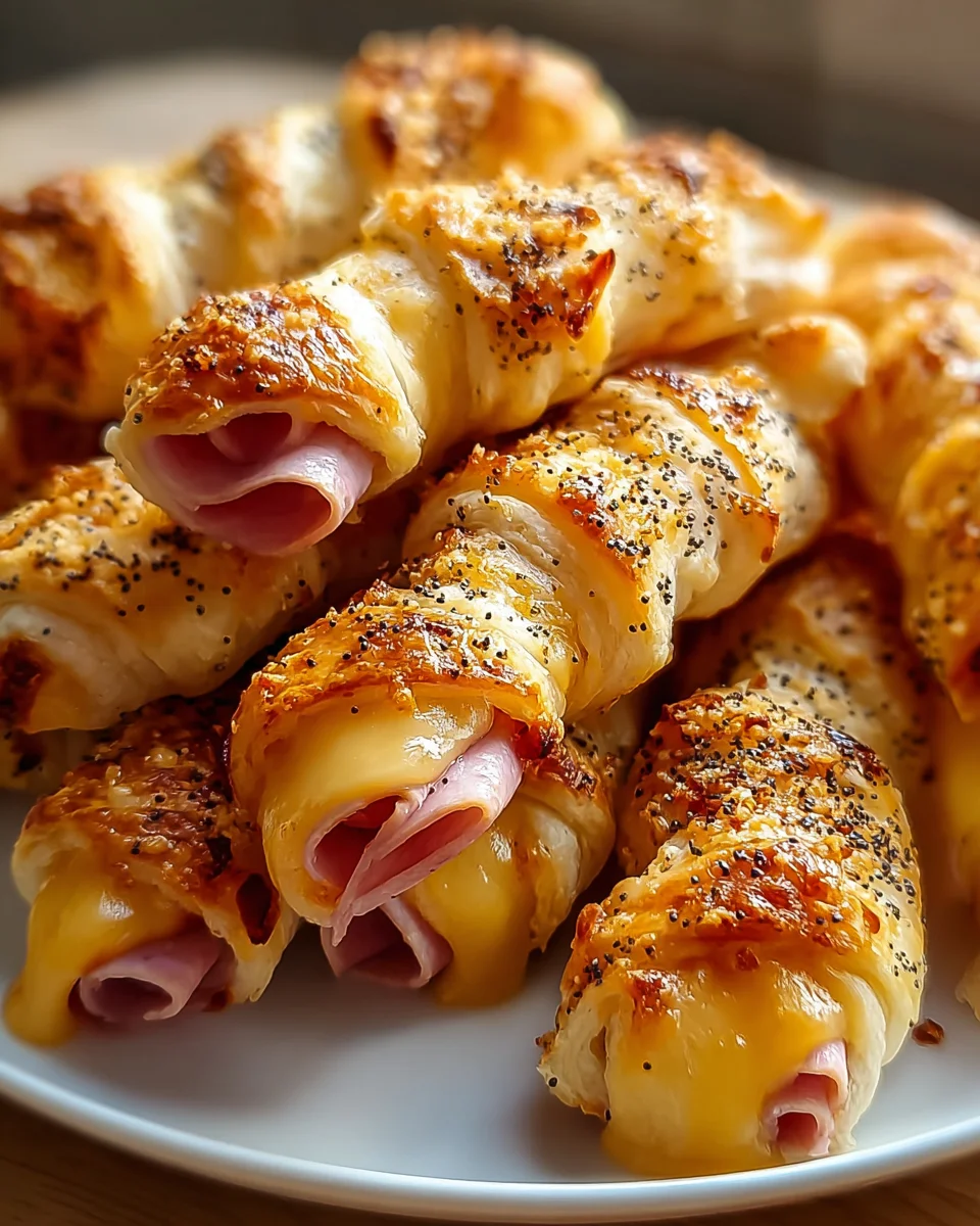 Delicious Beef Ham and Cheese Sticks - Easy Snack Recipe