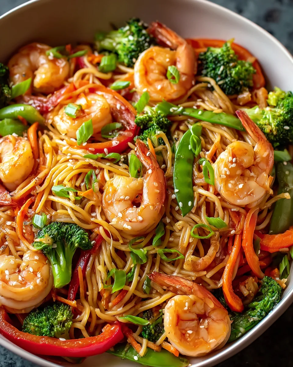Delicious Shrimp Stir Fry With Noodles - Quick & Easy Recipe!