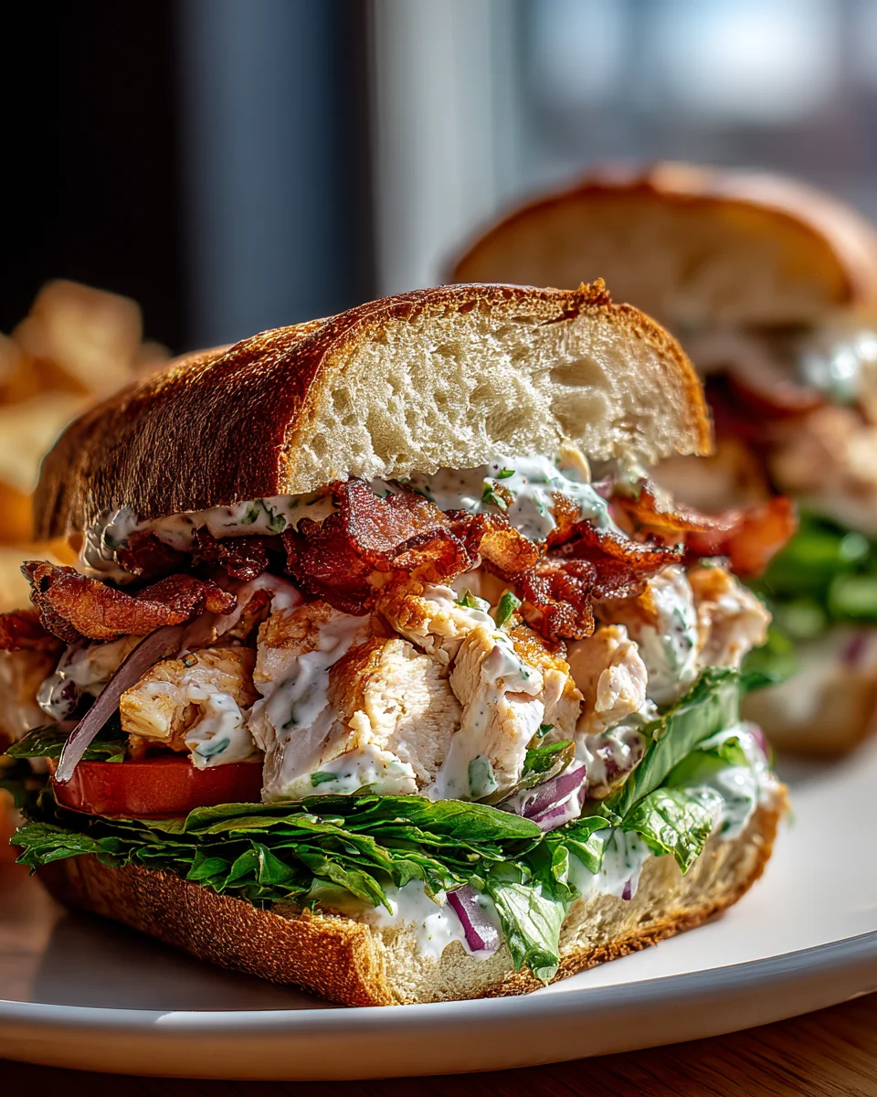 Chopped Chicken Beef Bacon Ranch Sandwich: Flavor Bomb Delight!