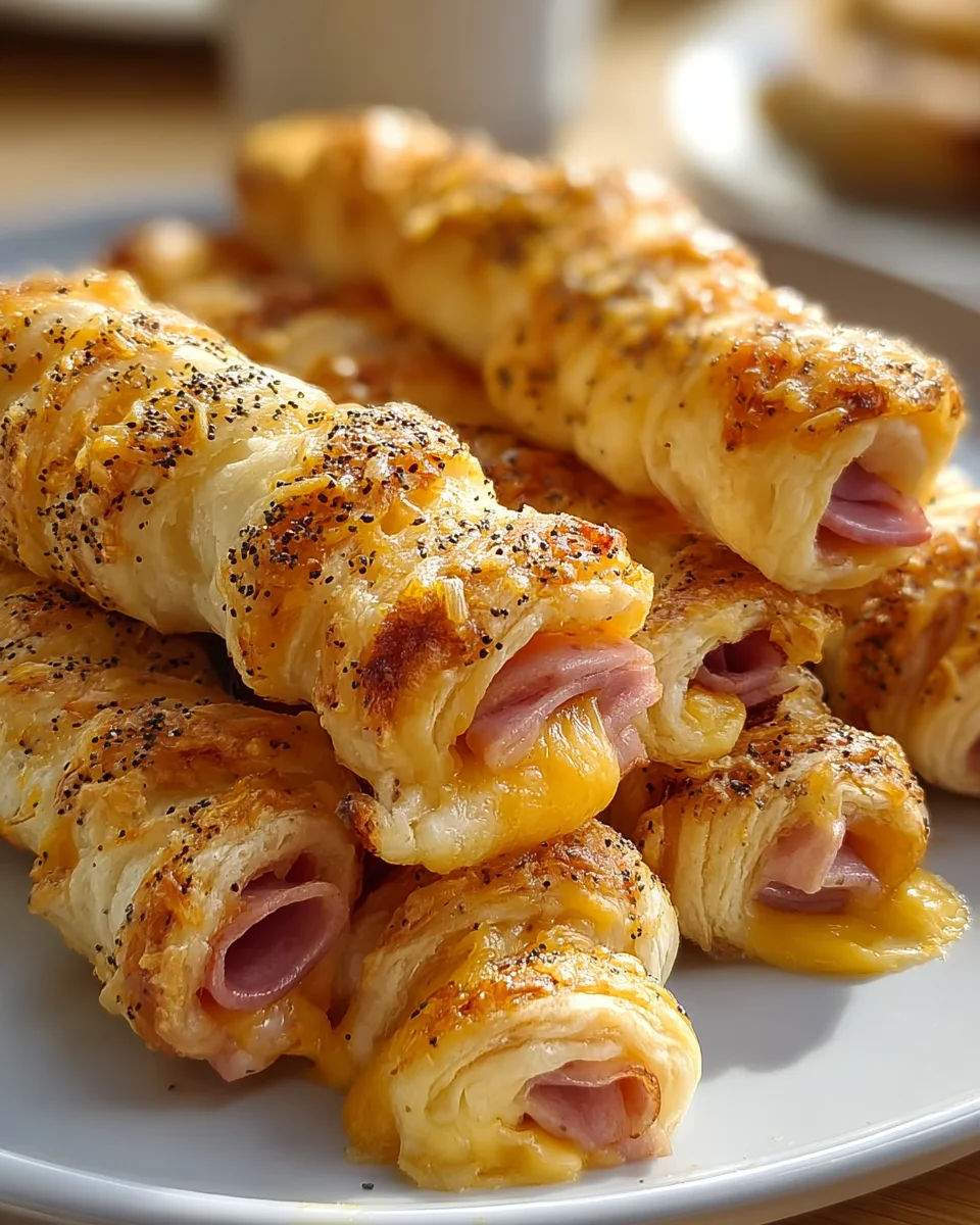 Delicious Beef Ham and Cheese Sticks - Easy Snack Recipe