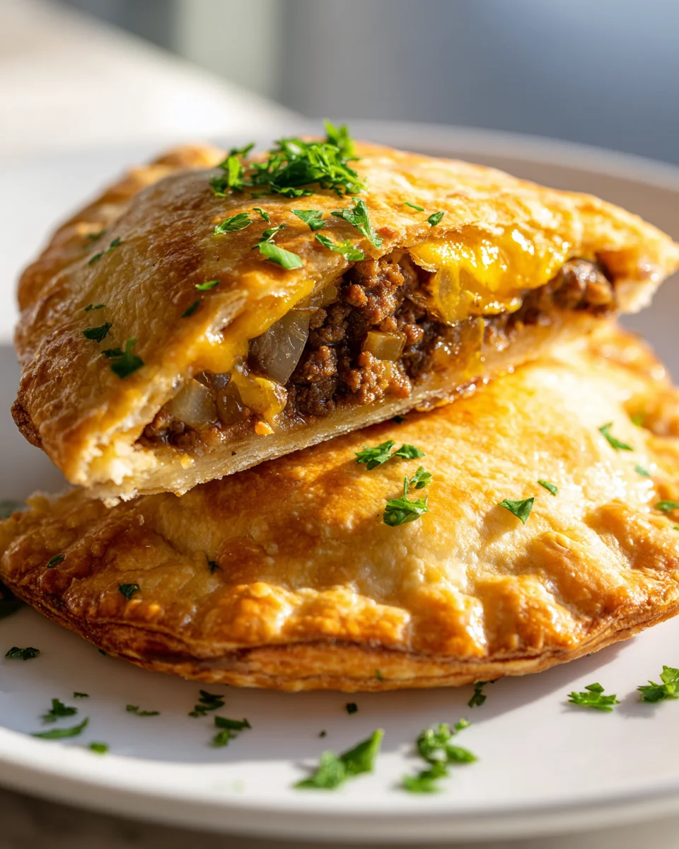 Air Fryer Beef Hamburger Hand Pies: Quick & Easy Meal