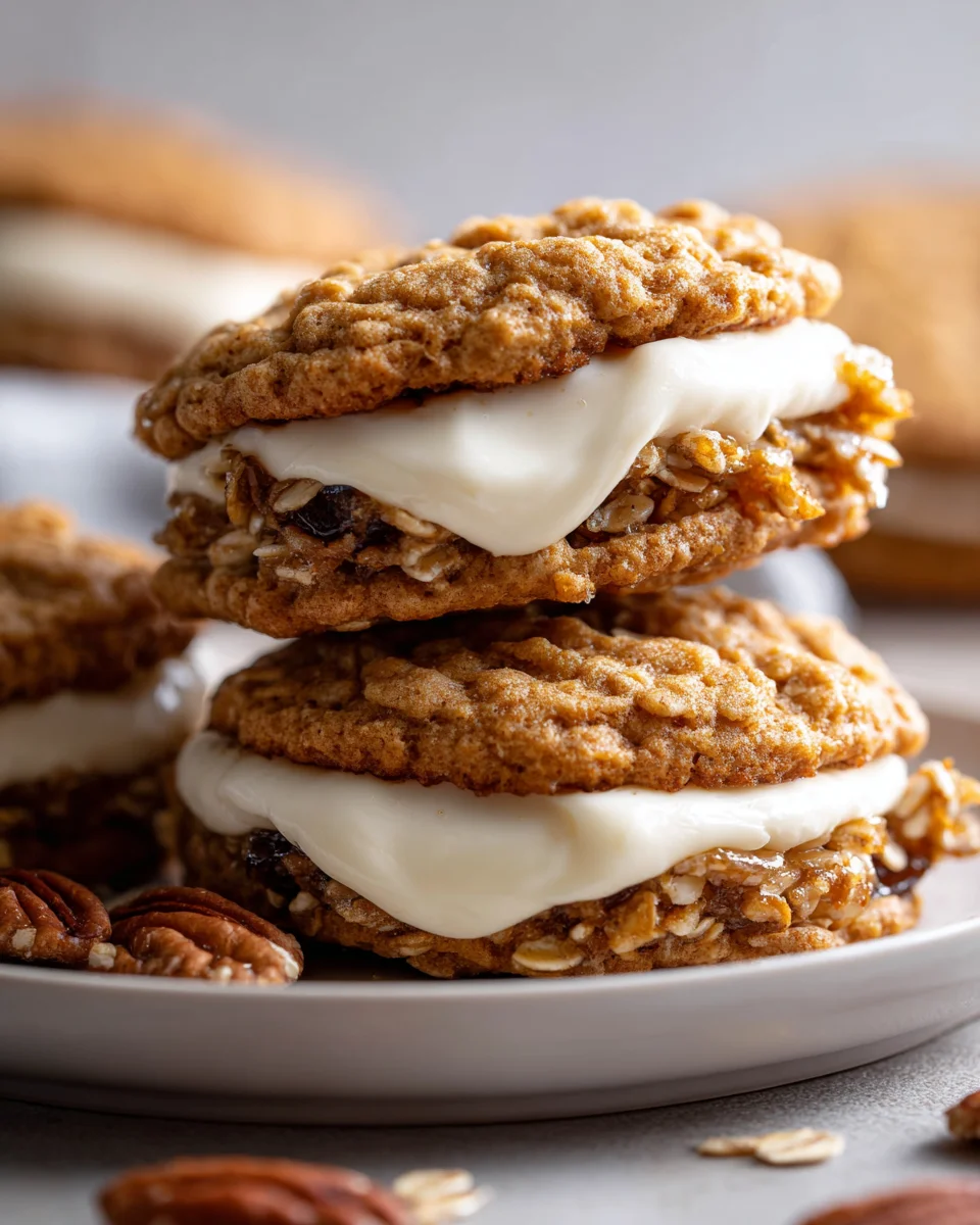 Irresistible Oatmeal Cream Pie Sandwich Cookies Recipe