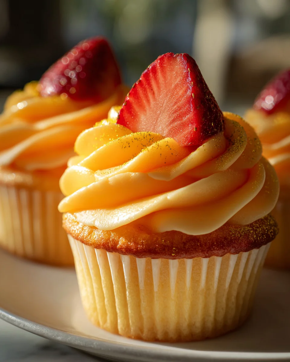 Easy Mango Strawberry Sunset Cupcakes: A Taste of Summer!