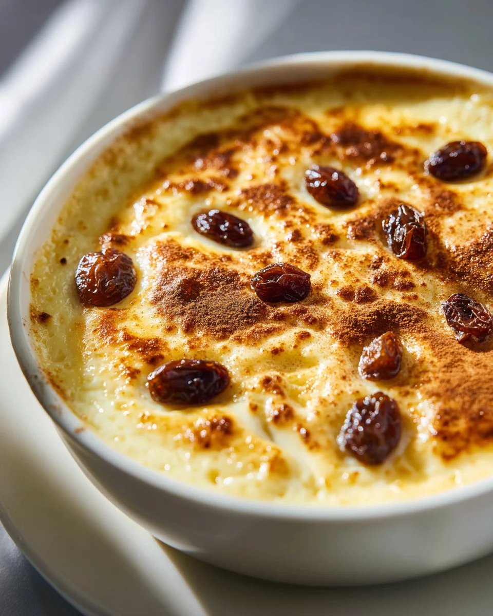 Condensed Milk Baked Rice Pudding: Creamy & Easy Dessert