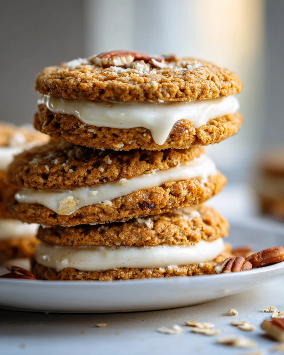 Irresistible Oatmeal Cream Pie Sandwich Cookies Recipe